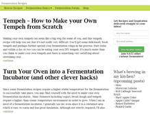 Tablet Screenshot of fermentationrecipes.com